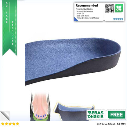 Insole Sepatu Alas Kaki Orthopedic EVA Flatfoot Massage E003