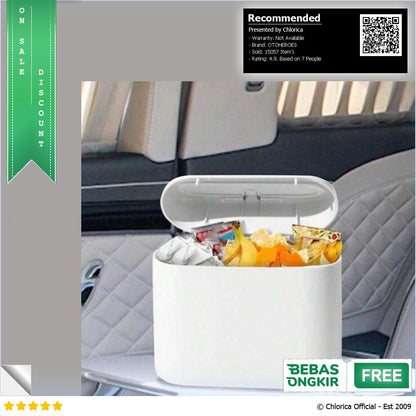 OTOHEROES Tempat Sampah Mobil Trash Bin Pressing Type DDE01