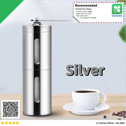 One Two Cups Alat Penggiling Kopi Manual Coffee Grinder Adjustable 60g RH200