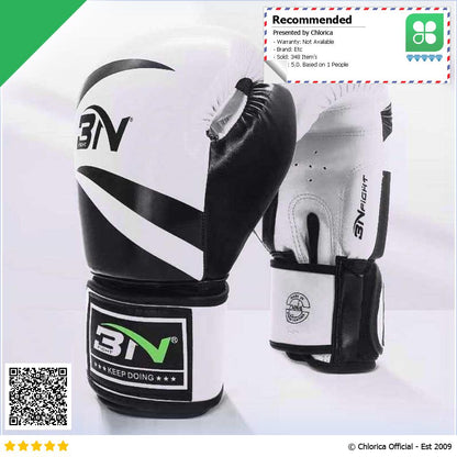 BN Fight Sarung Tangan Tinju Boxing Muay Thai Leather Glove Breathable BN02