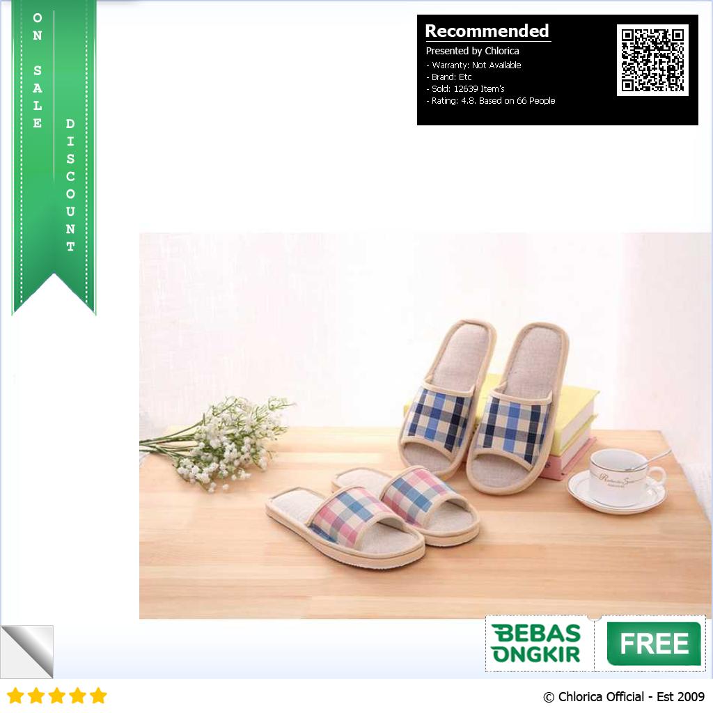 Suihyung Sandal Selop Linen Comfy Indoor Slipper YT3622