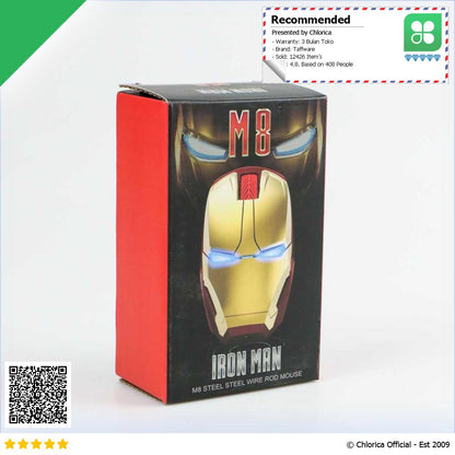 Taffware Mouse Wireless Optical Iron Man 2.4 Ghz M8