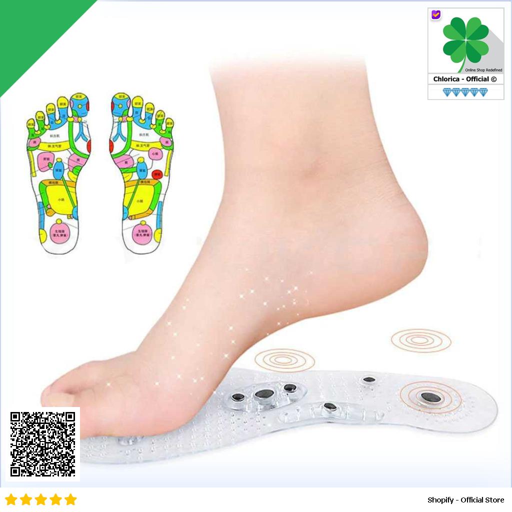 Sunvo Insole Sepatu Alas Kaki Orthopedic Magnetic Silicone Gel Pad Sn18