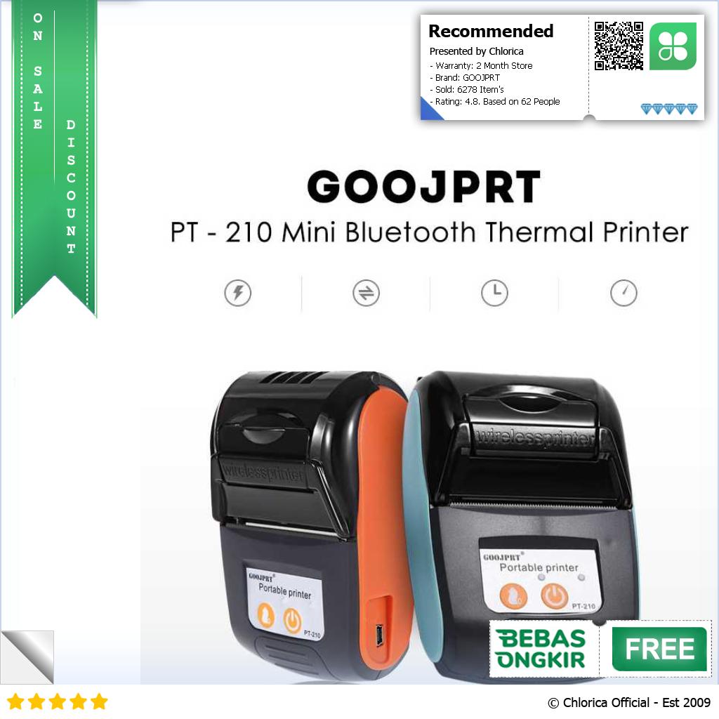 GOOJPRT Bluetooth Thermal Receipt Printer 57mm POS LITE