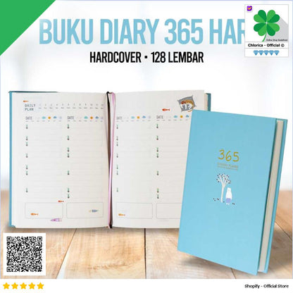 DingDongTu Buku Diary 365 Hari Daily Journal Hard Cover 128 Pages DDT 4083 32