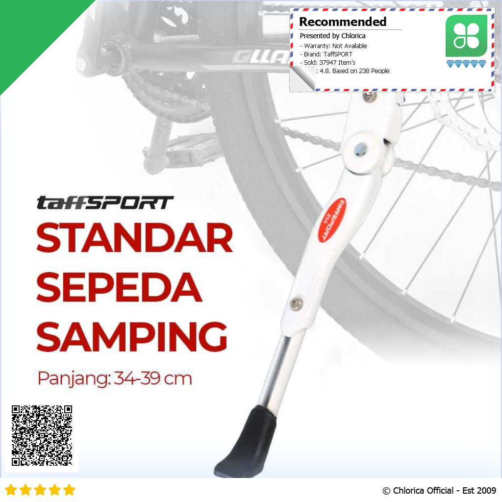 TaffSPORT Standar Sepeda Samping Adjustable Bike Kickstand 34 39cm Z50