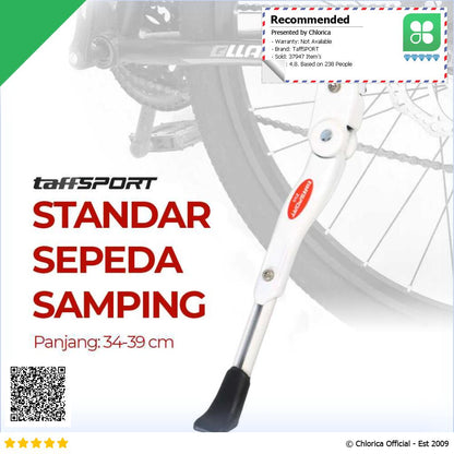 TaffSPORT Standar Sepeda Samping Adjustable Bike Kickstand 34 39cm Z50