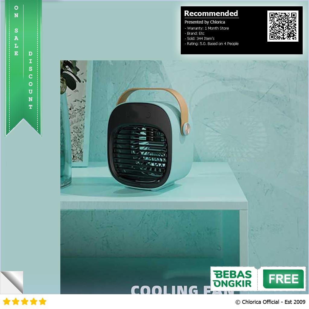 JENNIOEM Air Cooler Mini Fan AC Kipas Penyejuk Ruangan 180ml F12