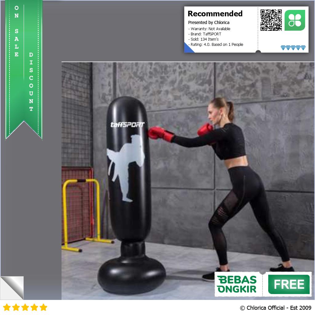 TaffSPORT Samsak Tinju Pompa Inflatable Boxing Training Target 160CM VK160