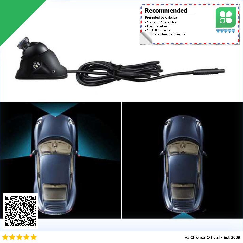 Yoelbaer Kamera Mobil Blindspot Car Camera Waterproof with LED Light GB 412