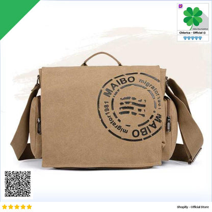 Maibo Manjianghong Tas Selempang Pria Messenger Bag Canvas Printing 1124