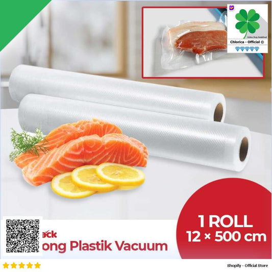 TaffPACK Kantong Plastik Vacuum Sealer Storage Bag BPA Free 1 Roll HK 07