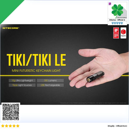 NITECORE TIKI LE Mini Senter LED OSRAM P8 300 Lumens