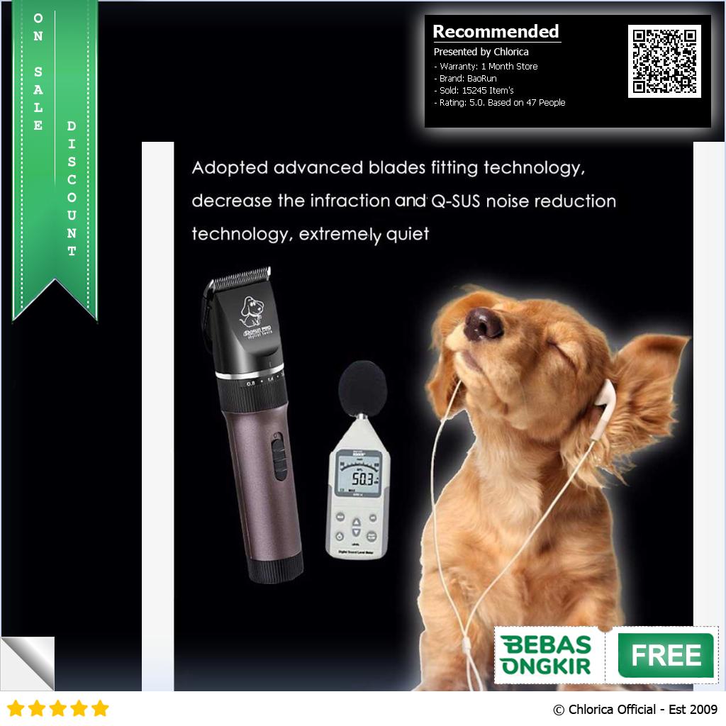 BaoRun Pro Alat Cukur Elektrik Bulu Hewan Pet Dog Clipper P6