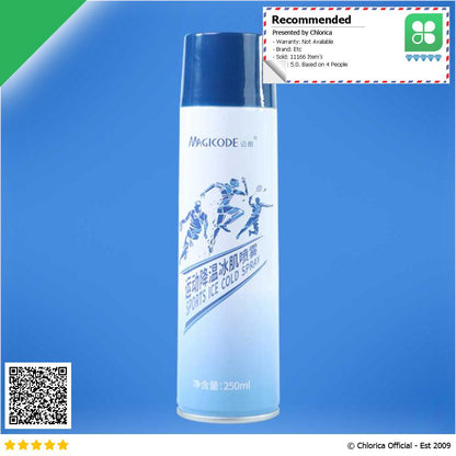 MAGICODE Semprotan Pereda Nyeri Pain Killer Cooling Spray 250 ml M20CS