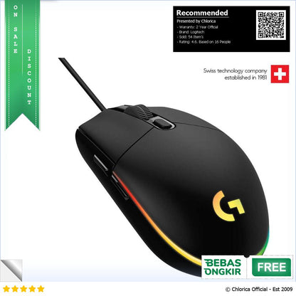 Logitech Lightsync RGB Gaming Mouse G102