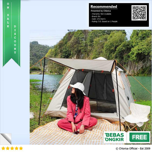 WolFAce Tenda Camping Lipat Otomatis Quick Open Anti UV Rain Proof CT XML 9 1