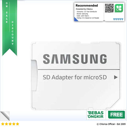 Samsung EVO Plus MicroSDXC EVO U3 V30 A2 130MB s with Adaptor