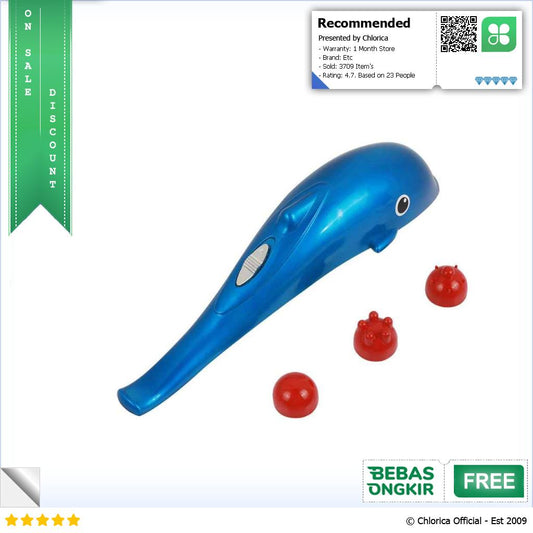 Qingfeng Alat Pijat Elektrik Dolphin Massager Shoulder Vibration USB HK668