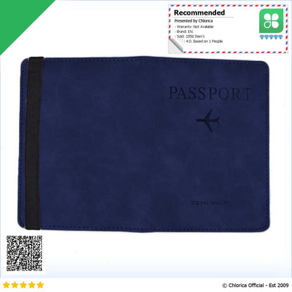 Andbana Dompet Paspor Cover Card Holder Travel Wallet RFID Blocking YXY79