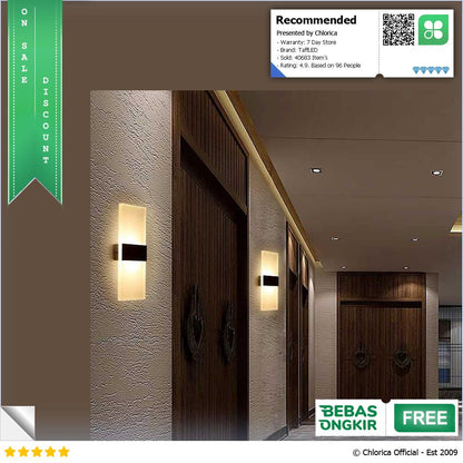 TaffLED Lampu Dinding Hias LED Corridor Light 3W Warm White 3000K F0011