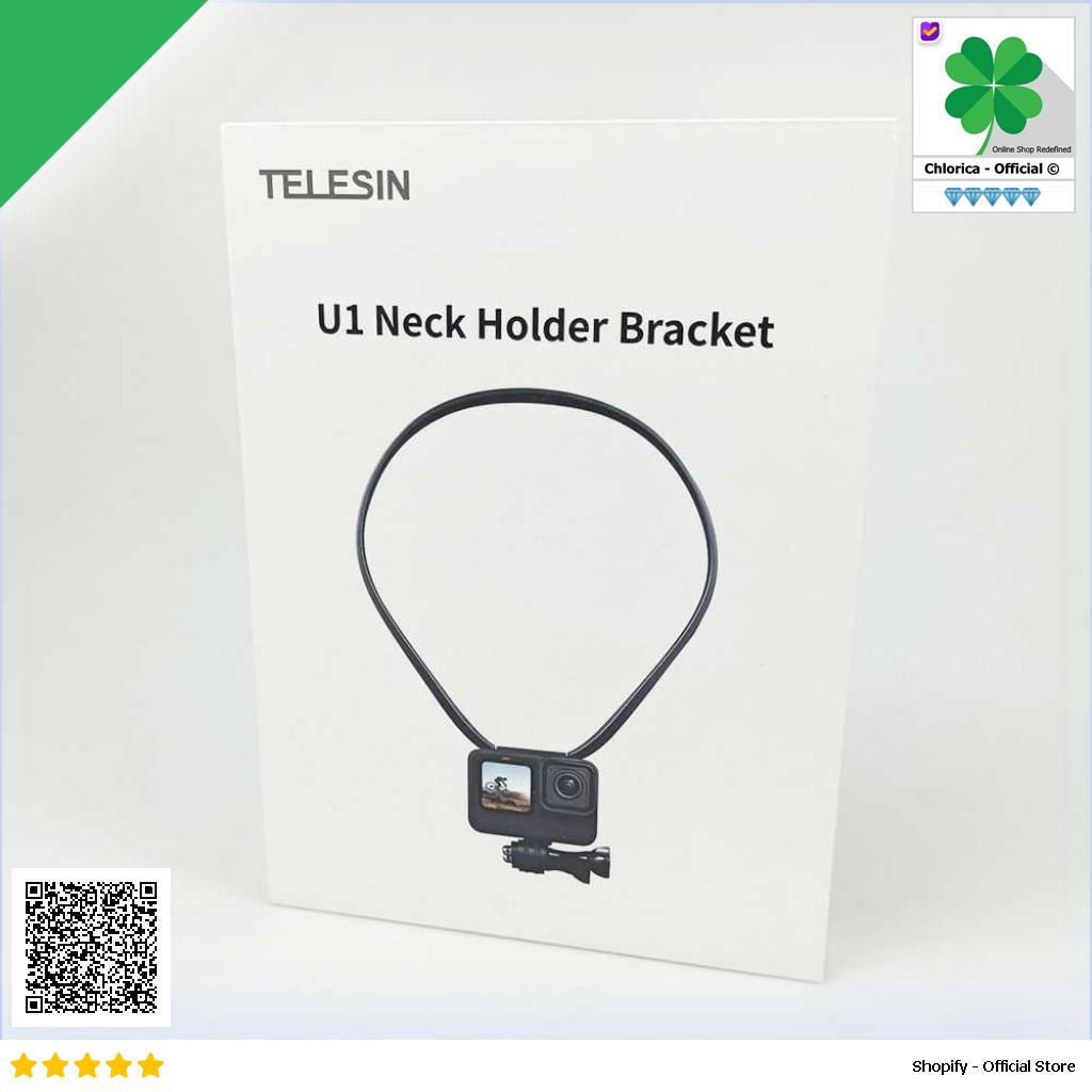 TELESIN Neck Holder Bracket Mount for GoPro Action Cam and Smartphone GP HNB U1