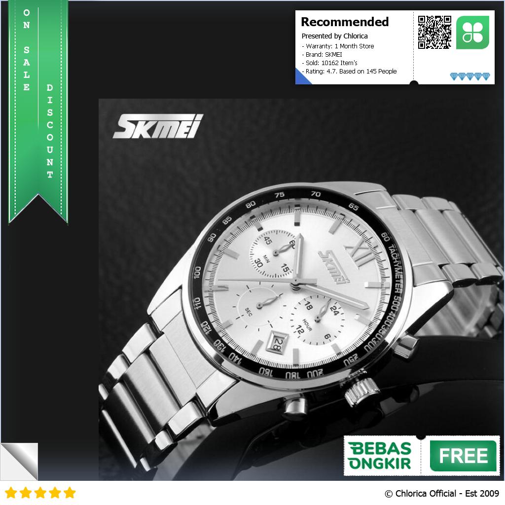 SKMEI Jam Tangan Analog Pria Anti Air 30M 9096CS