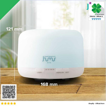 Taffware HUMI Air Humidifier Aromatherapy 7 Color 500 ml With Remote A770