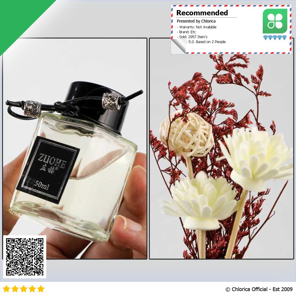 ZUOHE Pengharum Ruangan Aromaterapi Reed Diffuser 50 ml Z203