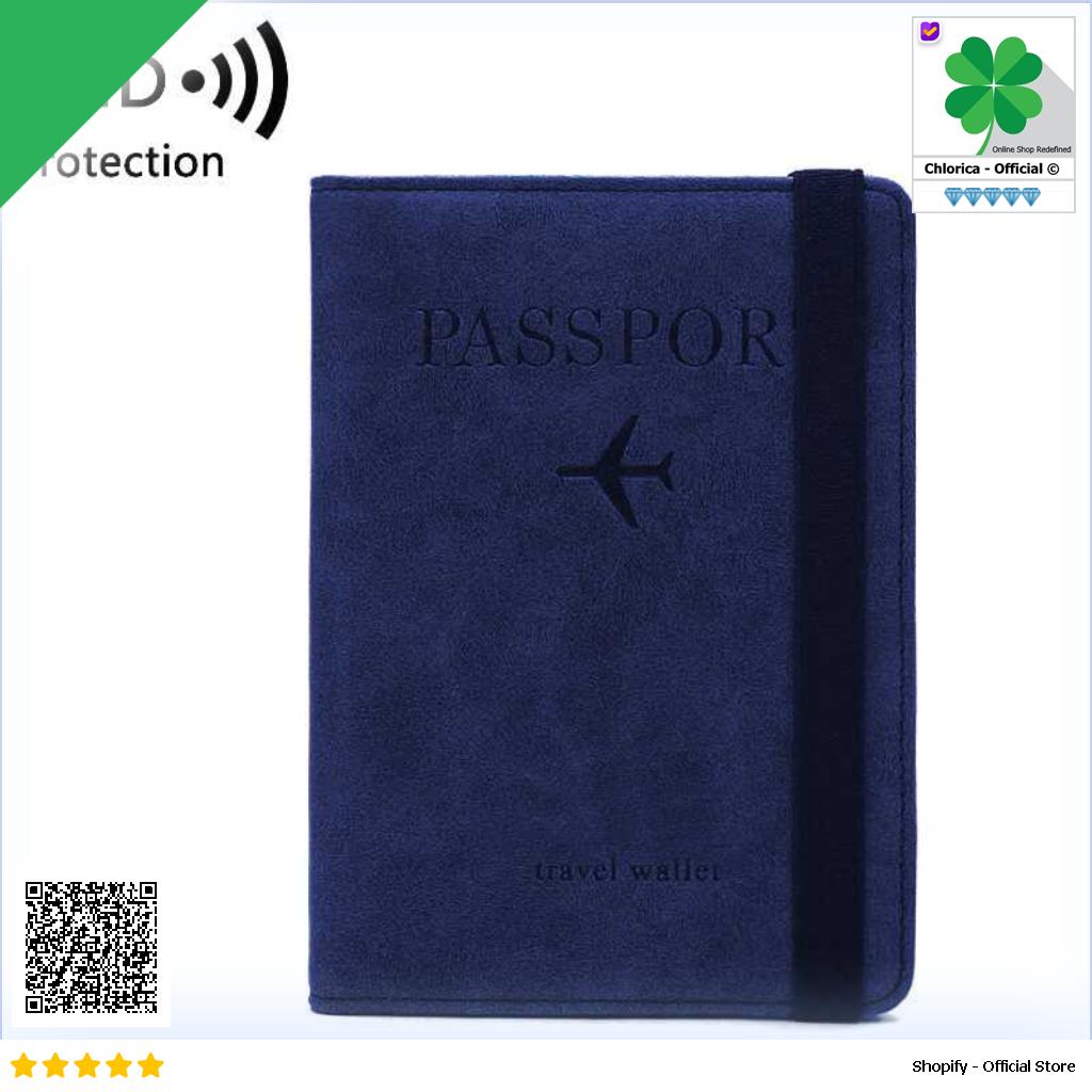 Andbana Dompet Paspor Cover Card Holder Travel Wallet RFID Blocking YXY79