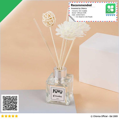 Taffware HUMI Pengharum Ruangan Reed Diffuser with Rattan Sticks 50 ml DF 099