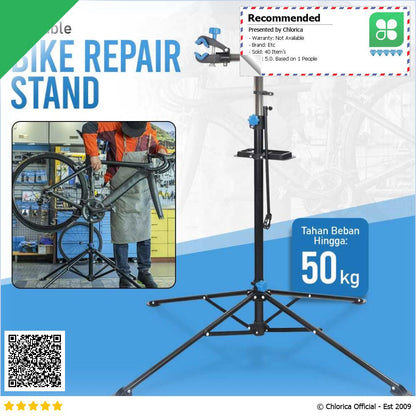 KingsWay Alat Perbaikan Rangka Sepeda Bike Repair Stand Foldable K 50