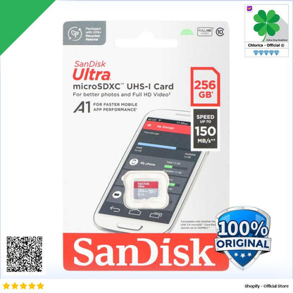 SanDisk Ultra microSDXC Card UHS I Class 10 A1 150MB s SDSQUAC