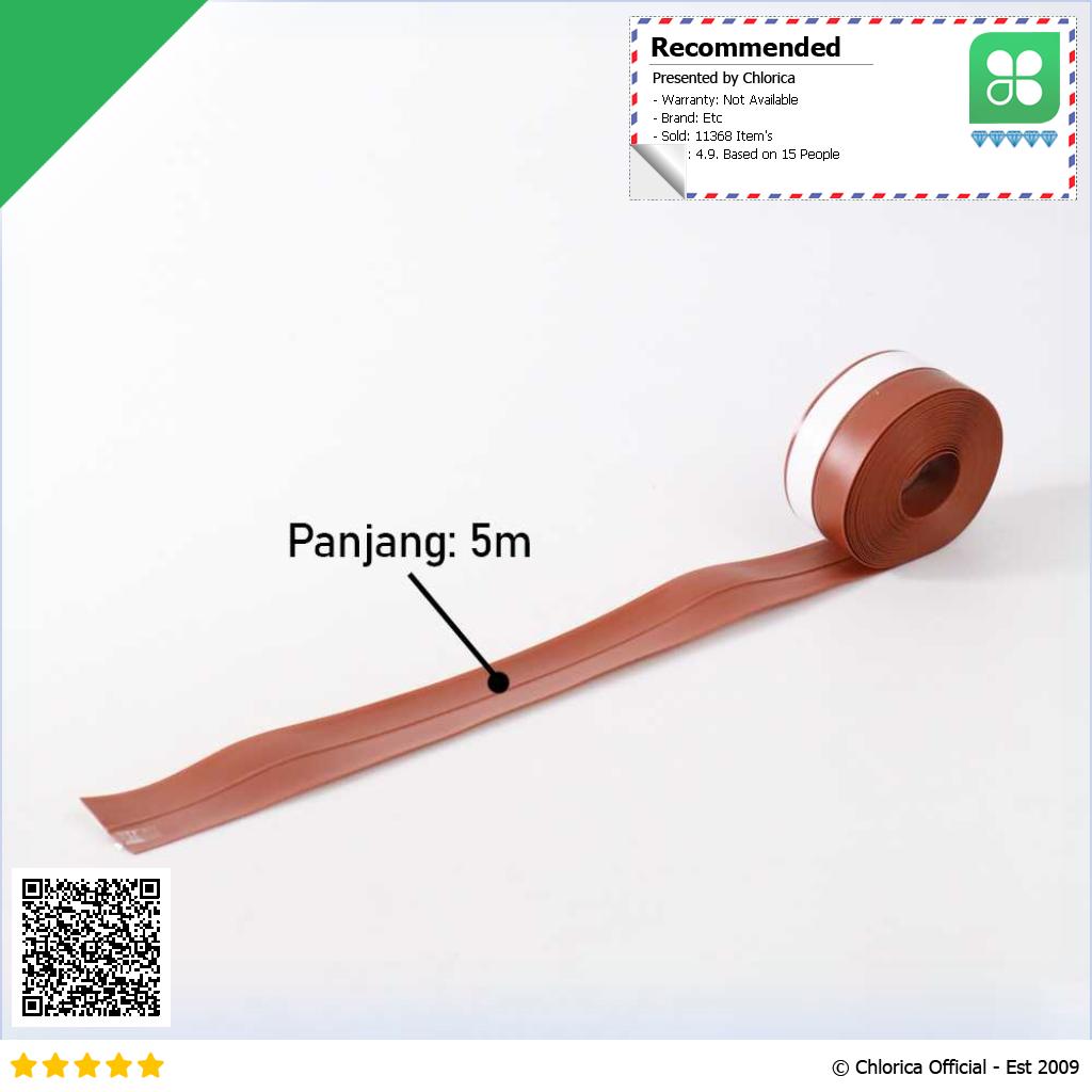 KALYNN Lis Pintu Penghalang Debu Door Seal Strip Silicone TPE EACC25