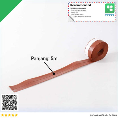 KALYNN Lis Pintu Penghalang Debu Door Seal Strip Silicone TPE EACC25