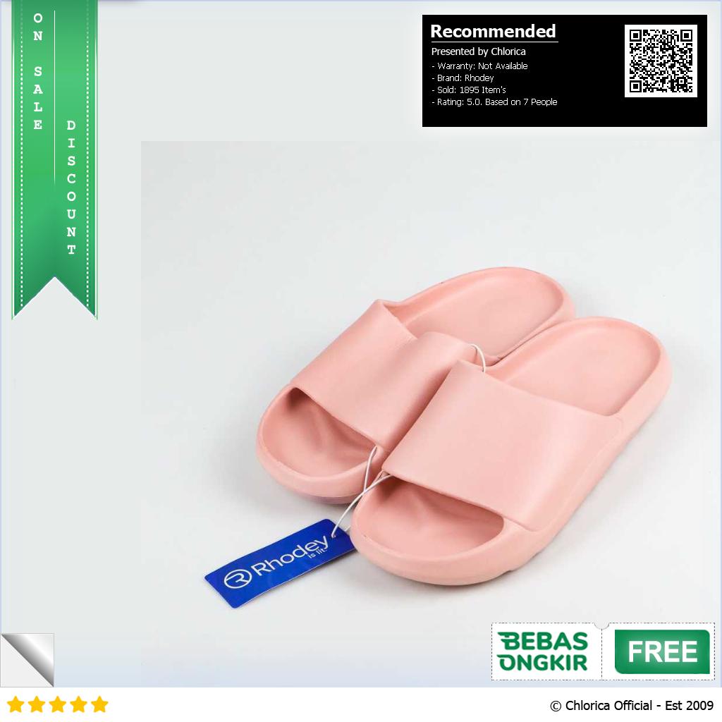 Rhodey Breath Sandal Rumah Anti Slip Slipper EVA Soft Unisex