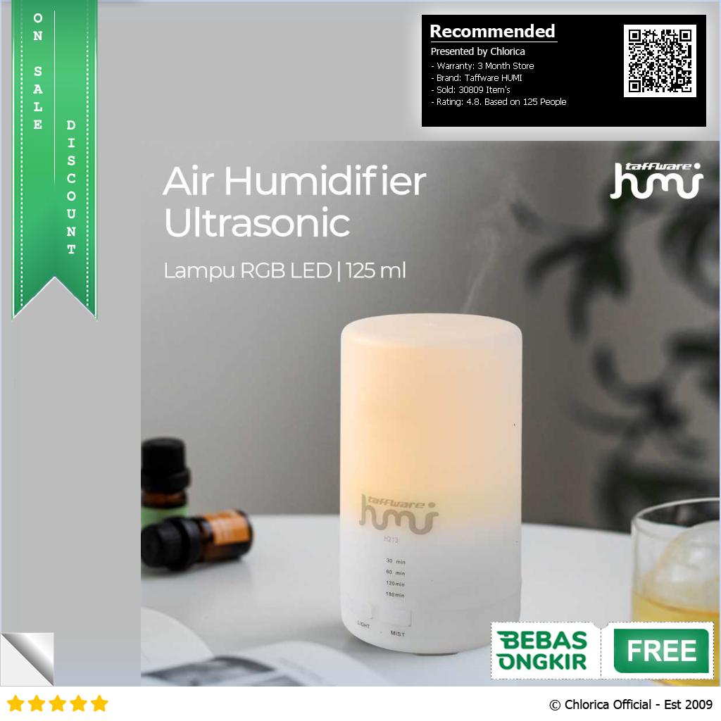 Taffware HUMI Air Humidifier Ultrasonic Aromatherapy RGB Lamp H213