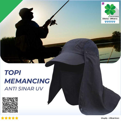 Rhodey Topi Pancing Anti Panas UV Fishing Hat Style Jepang MH011