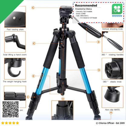 ZOMEI Tripod Kamera Pan Head 360 Panoramic 1.4M Q111