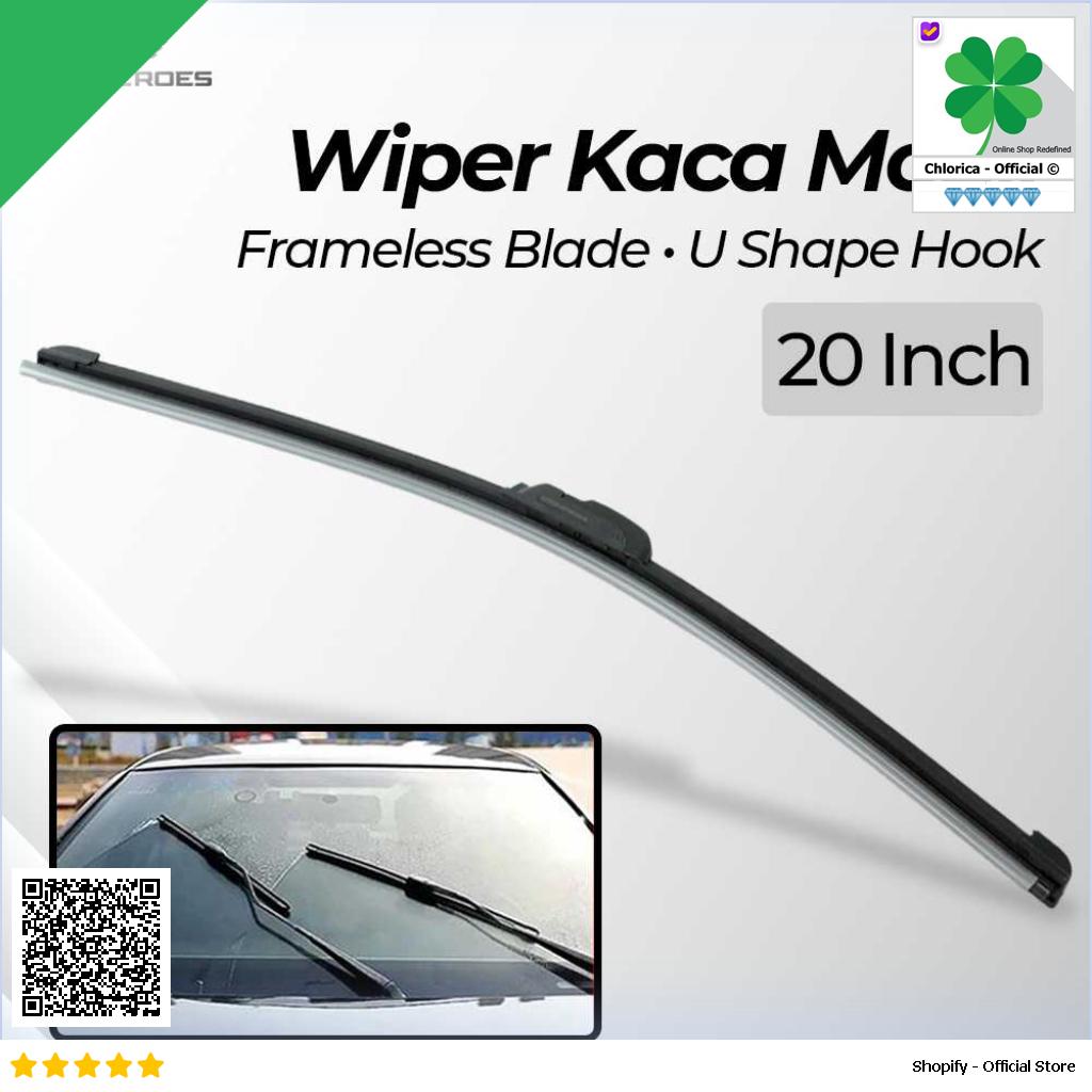 OTOHEROES Wiper Kaca Mobil Frameless Blade U Shape Hook FLY 078