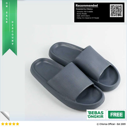 Rhodey Snugee Sandal Rumah Anti Slip Slipper EVA Soft Unisex