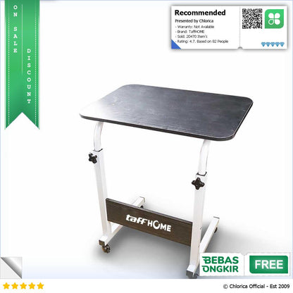 TaffHOME Meja Laptop Adjustable Portable Working Desk ND02