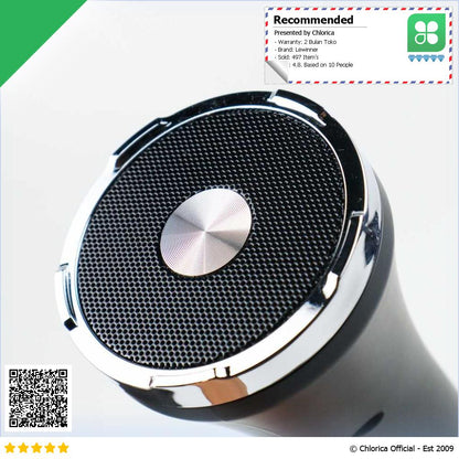 Lewinner Mikrofon Karaoke Wireless Bluetooth Speaker Portable L 698