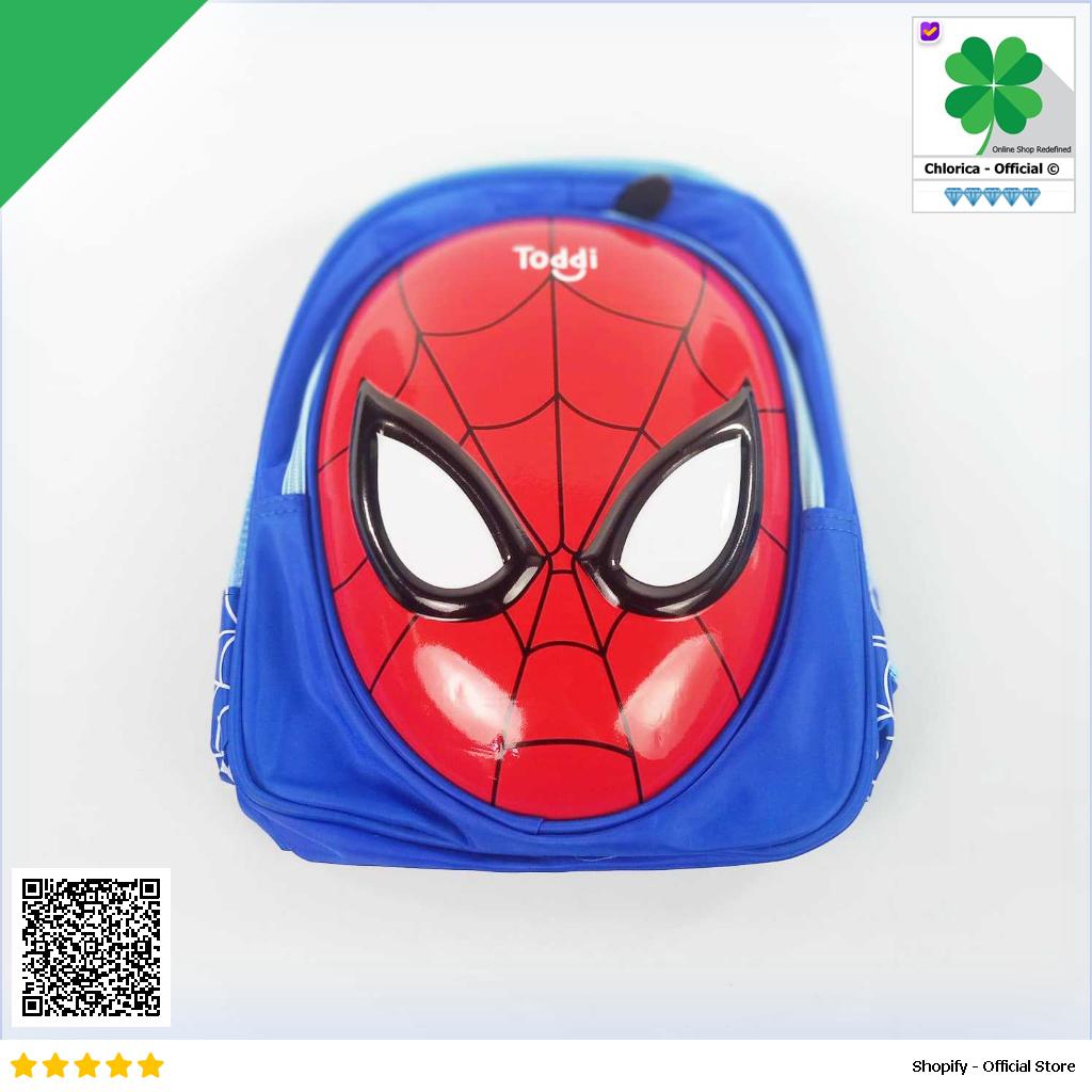 Toddi Tas Ransel Sekolah Anak Backpack Model Spiderman 1801