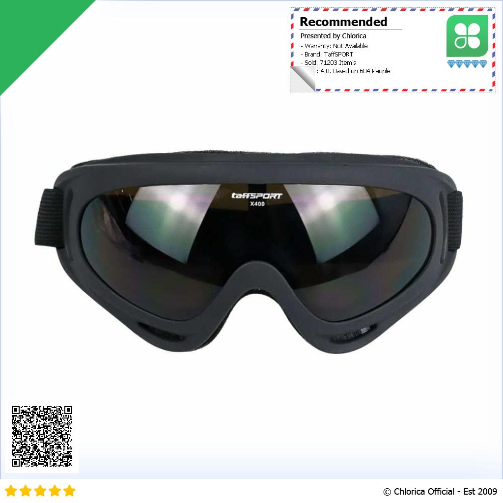 TaffSPORT Kacamata Olahraga Sport Goggles Ski Airsoft Polarized UV400 X400