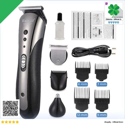 Kemei Alat Cukur Rambut Kumis Elektrik Hair Trimmer Rechargeable KM 1407