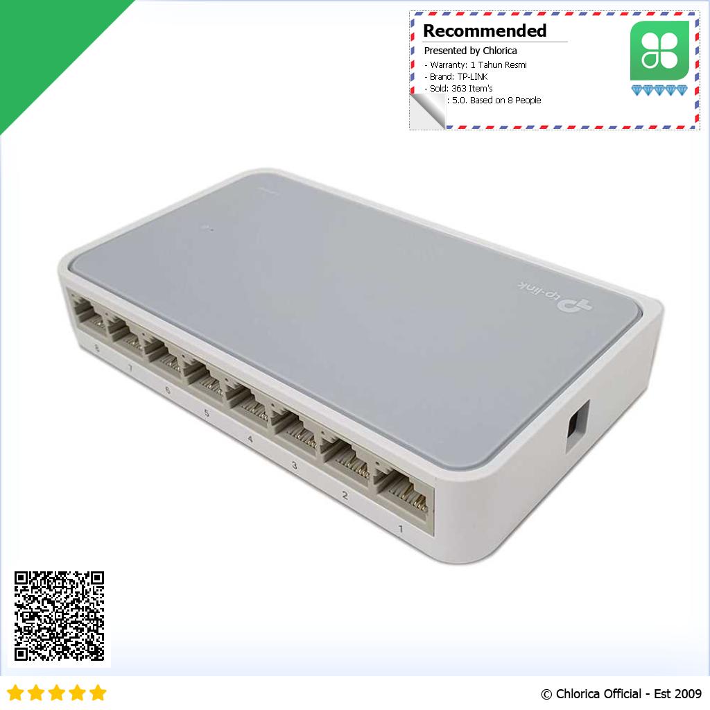 TP LINK Desktop Switch 8 Port 10 100Mbps TL SF1008D Ver.15.0