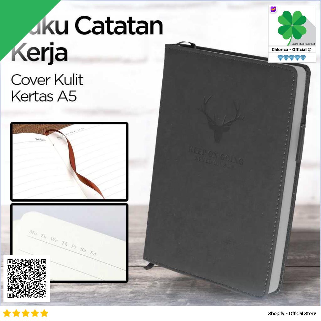 Toddi Buku Catatan Harian Notebook Diary Cover Kulit 180 Lembar A5 CW 5025