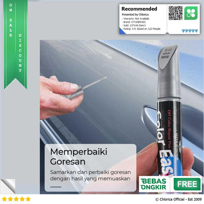 OTOHEROES ColorEasy Cat Penghilang Lecet Cat Mobil Scratch Paint 12ml BS 1 CH 015 YS 312 HOS 25