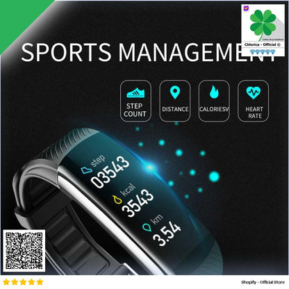 SKMEI Smartwatch Sport Heart Rate Thermometer for Android iOS C6T